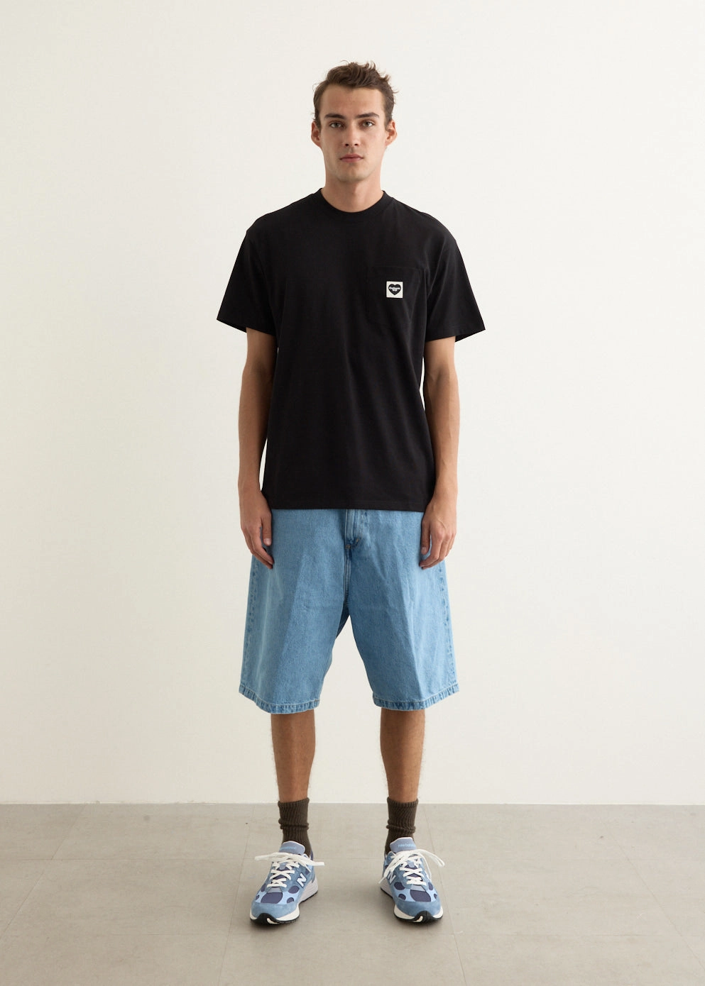 S/S Pocket Heart T-Shirt Everyday Trend