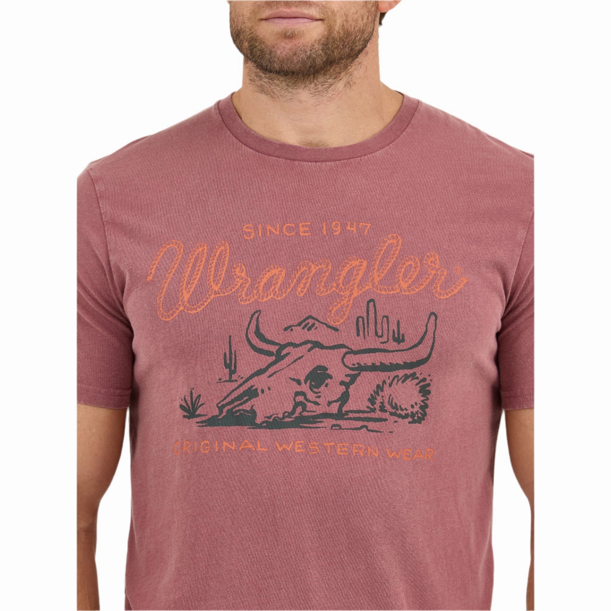 Wrangler Men's Mineral Wash Graphic Tee Stylish Design