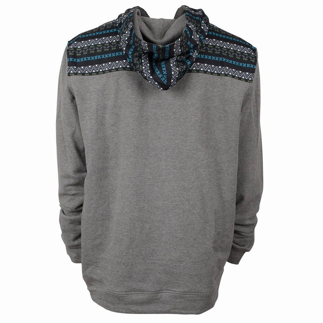 STS Ranchwear Men's Ryland Grey Aztec Pullover Sporty Touch