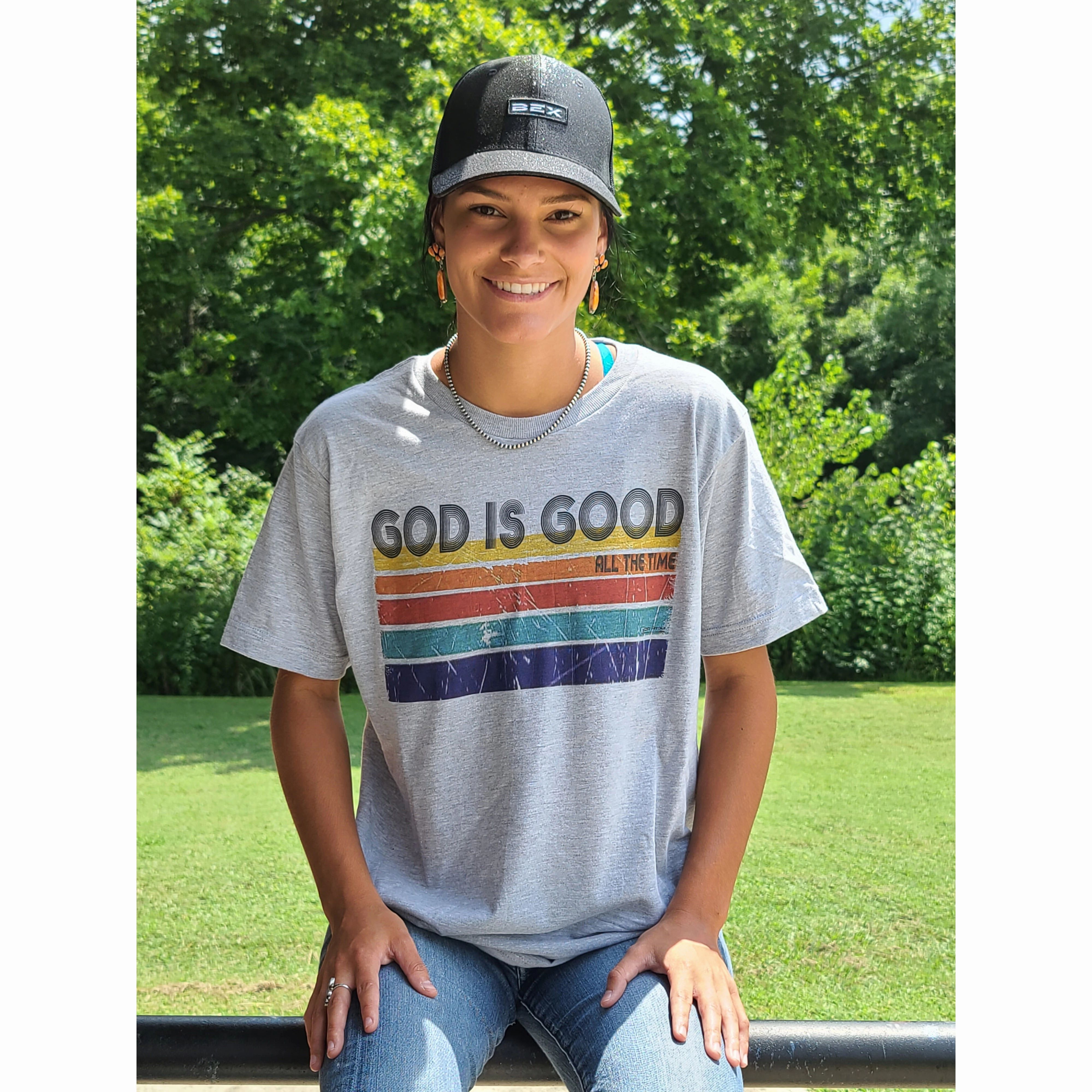 DoubleStitchedSeams AllDayComfortFit God is Good Tee