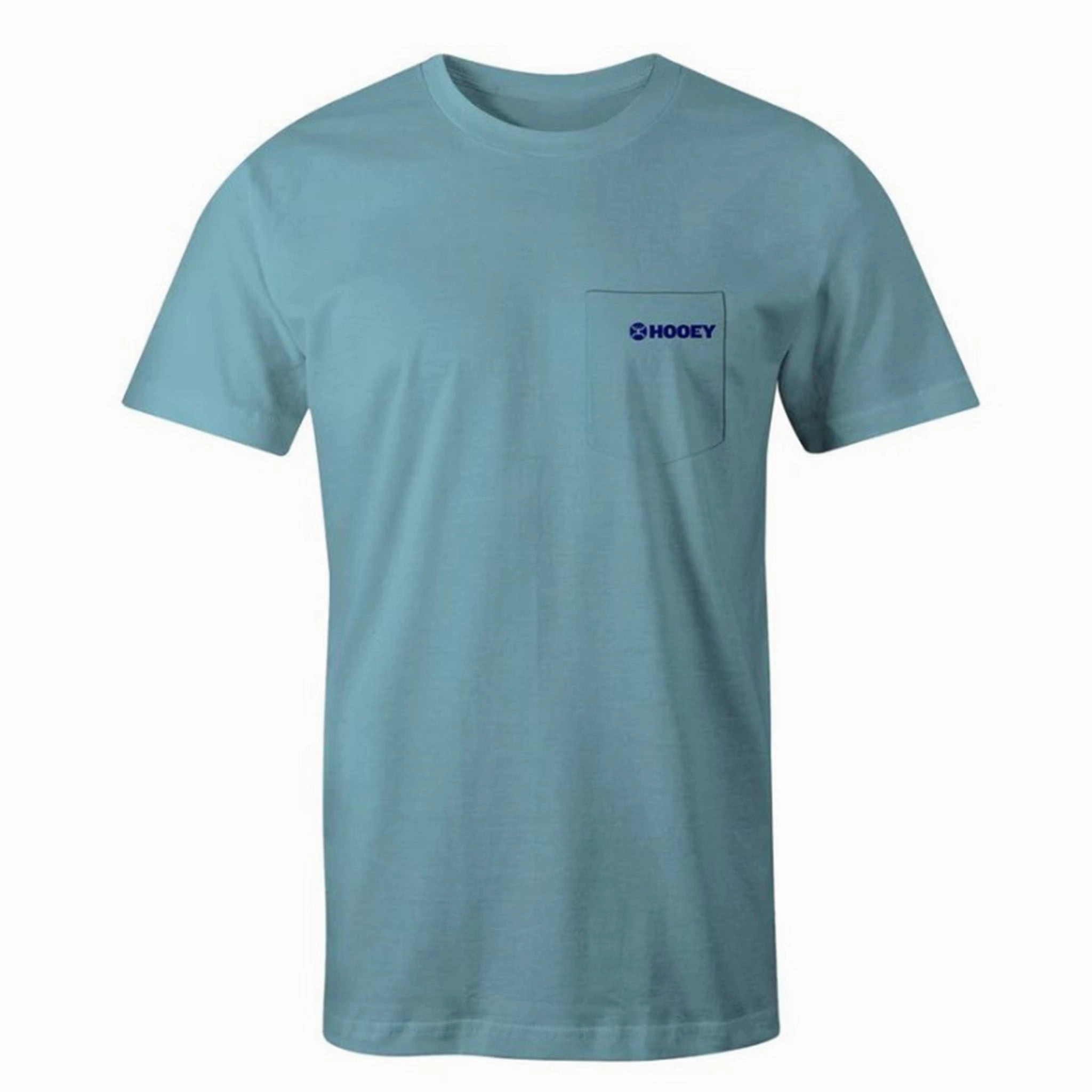 Hooey Liberty Roper Denim Pocket Tee Non Iron Fabric