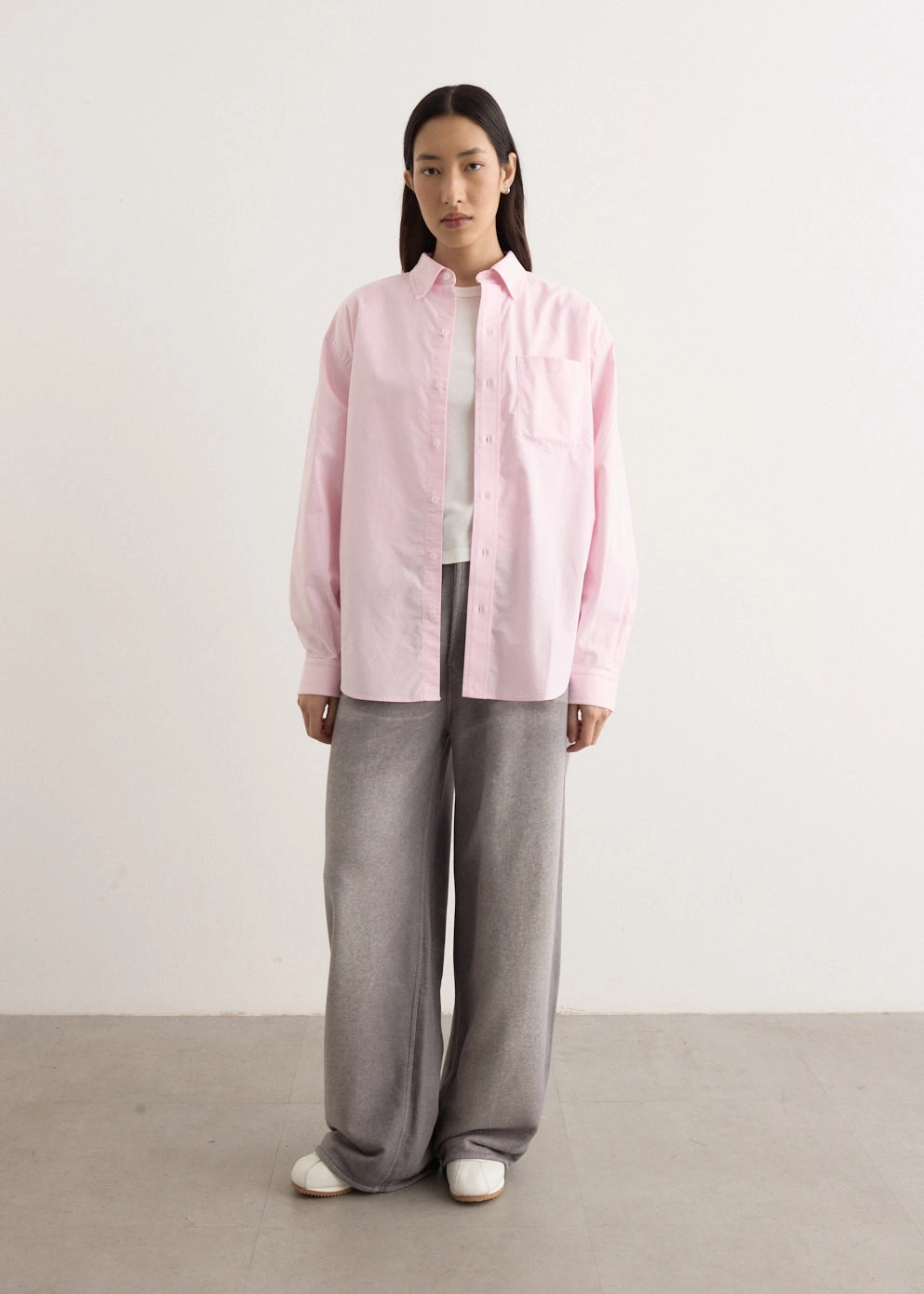 Easy Wear Organic Cotton Edemi Melange Trousers