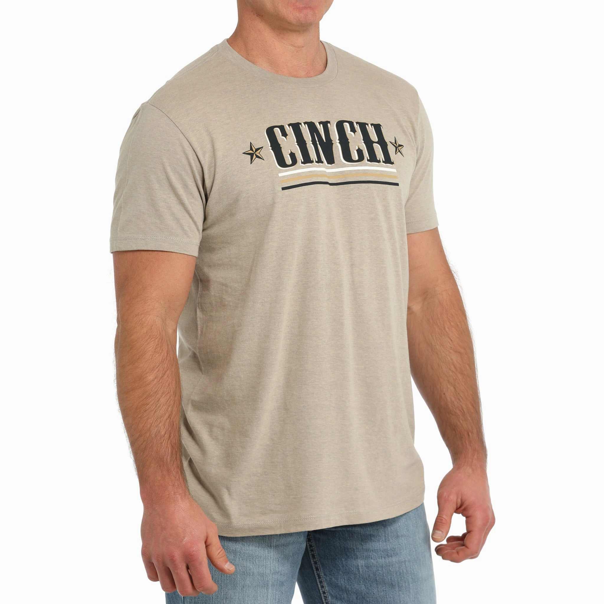 Cinch Men's Cream Tee Trendsetting