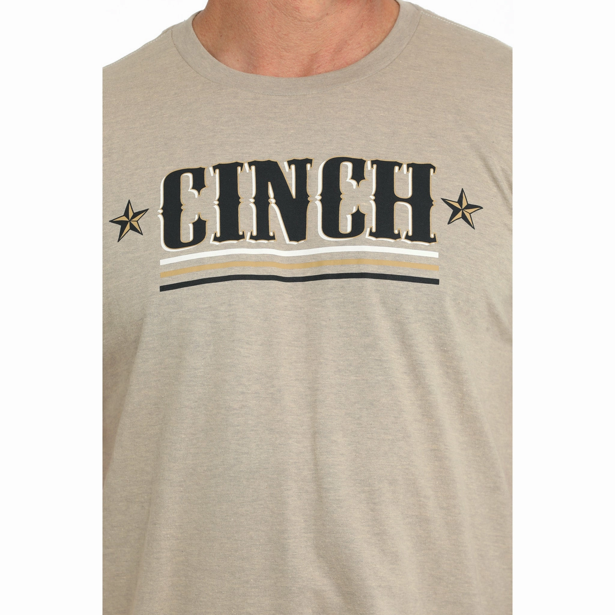 Casual Comfort Cinch Men's Cream Tee