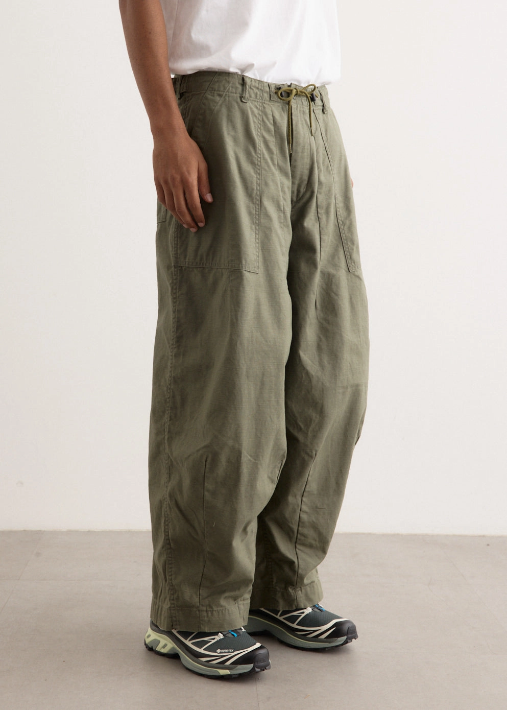 H.D. Fatigue Pants Twill Weave Texture Hypoallergenic fabric