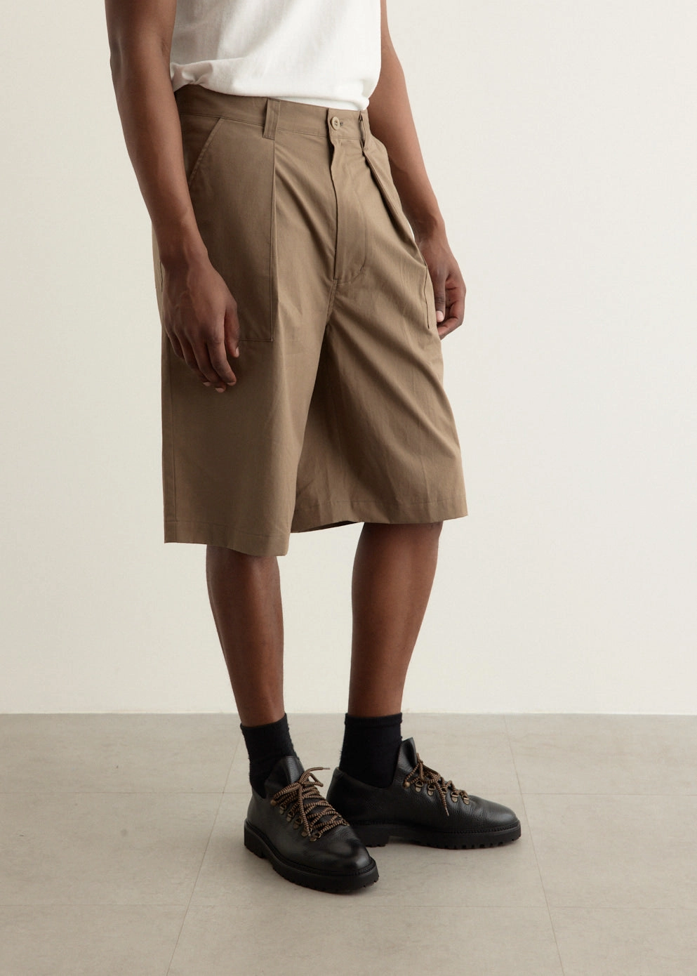 Fitness Look Comfortable Motion Incu Exclusive Forward Pleat Baker Shorts