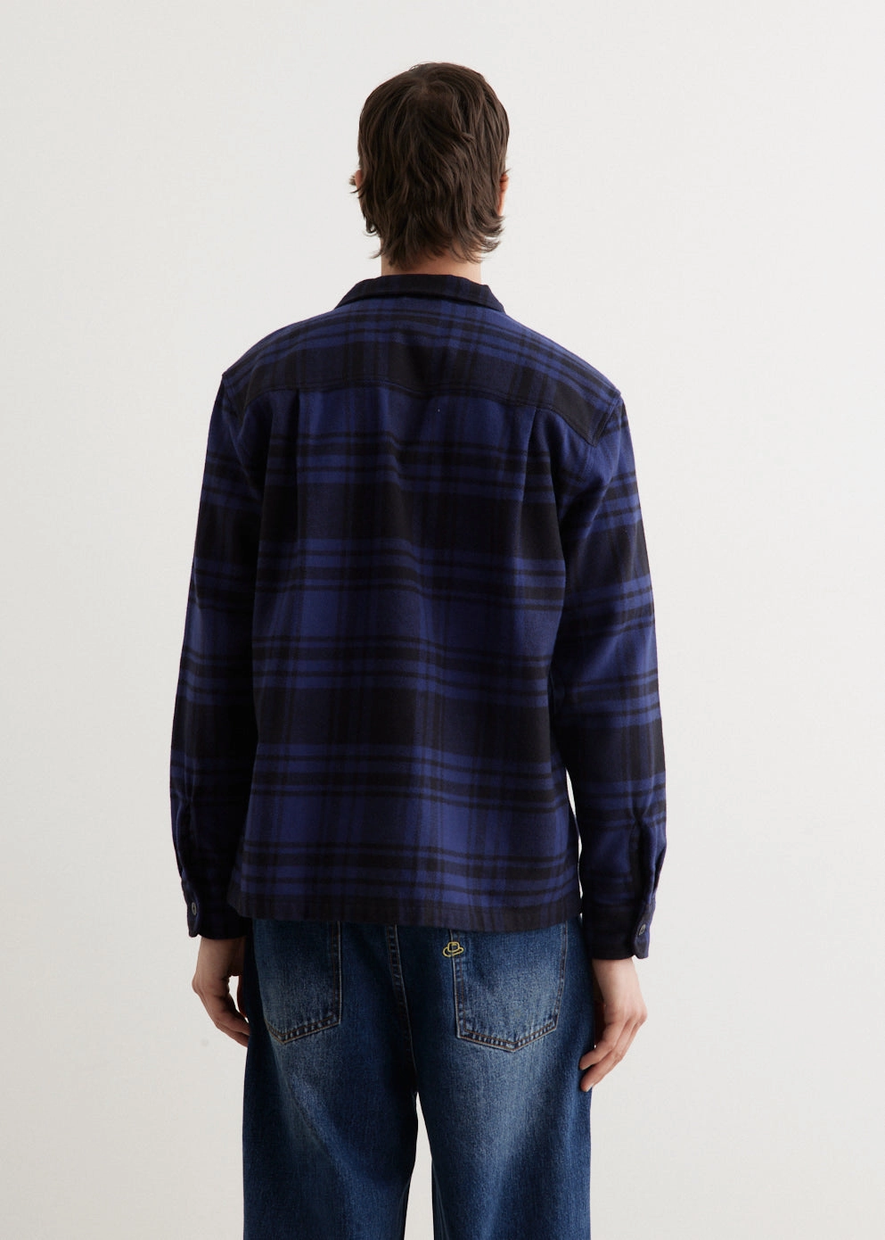 Heavyweight Zip-Up Flannel Non Chafe Seams Sporty Comfort