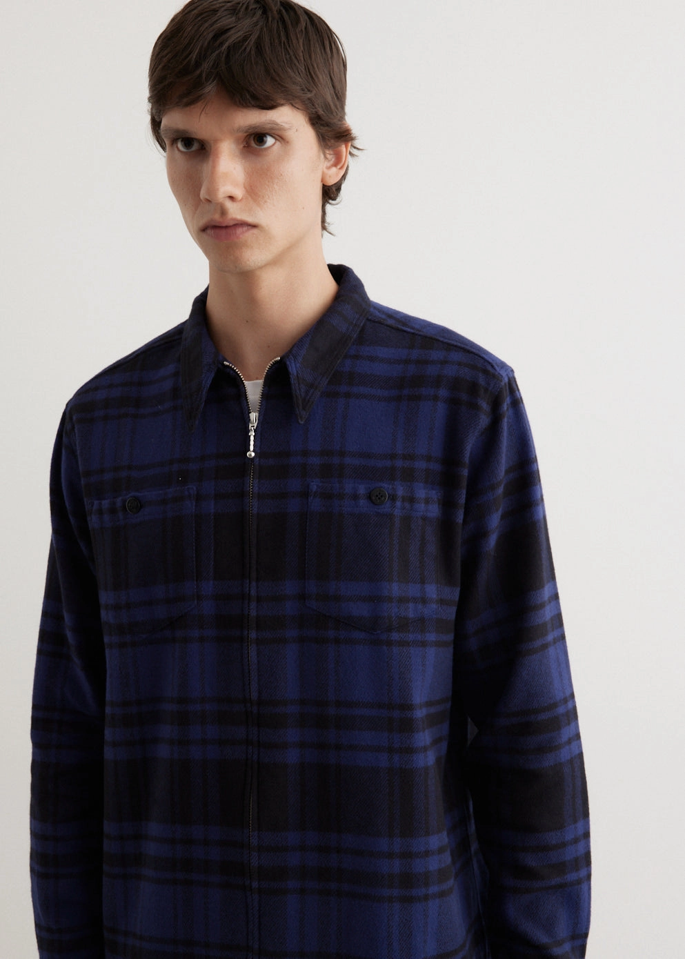Heavyweight Zip-Up Flannel Seamless construction