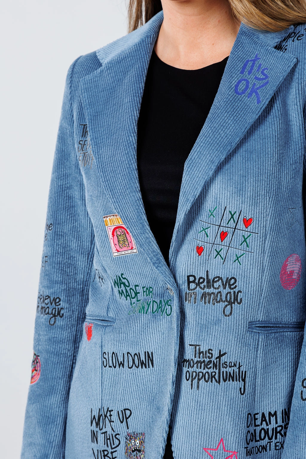 Helen Corduroy Jacket Tencel Blend Fabric Bluesign Approved Material