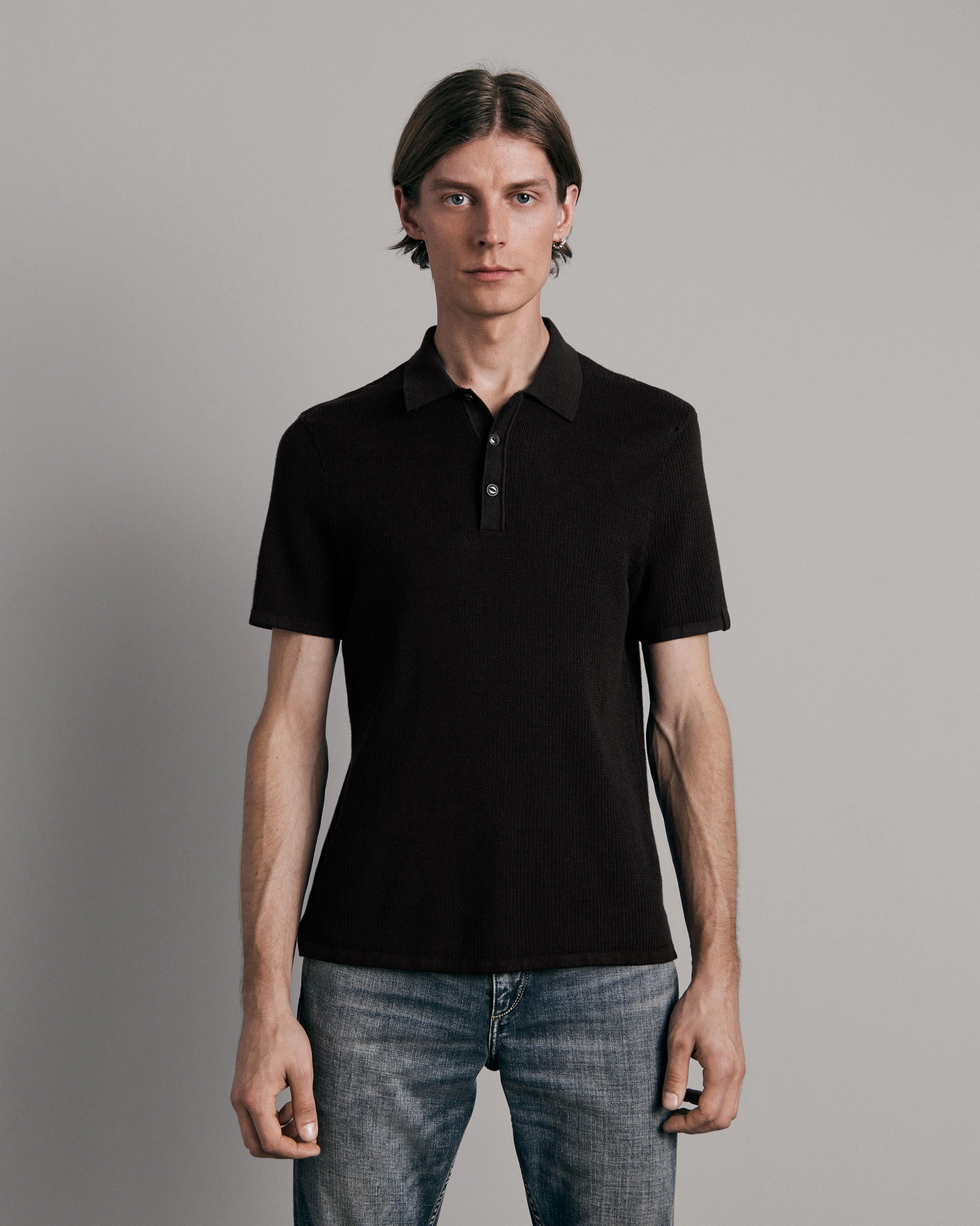 Breathable Style Harvey Knit Polo