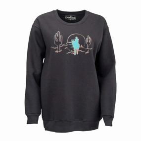 EcoFriendlyBlend Outback Women's Black Desert Callie Crewneck