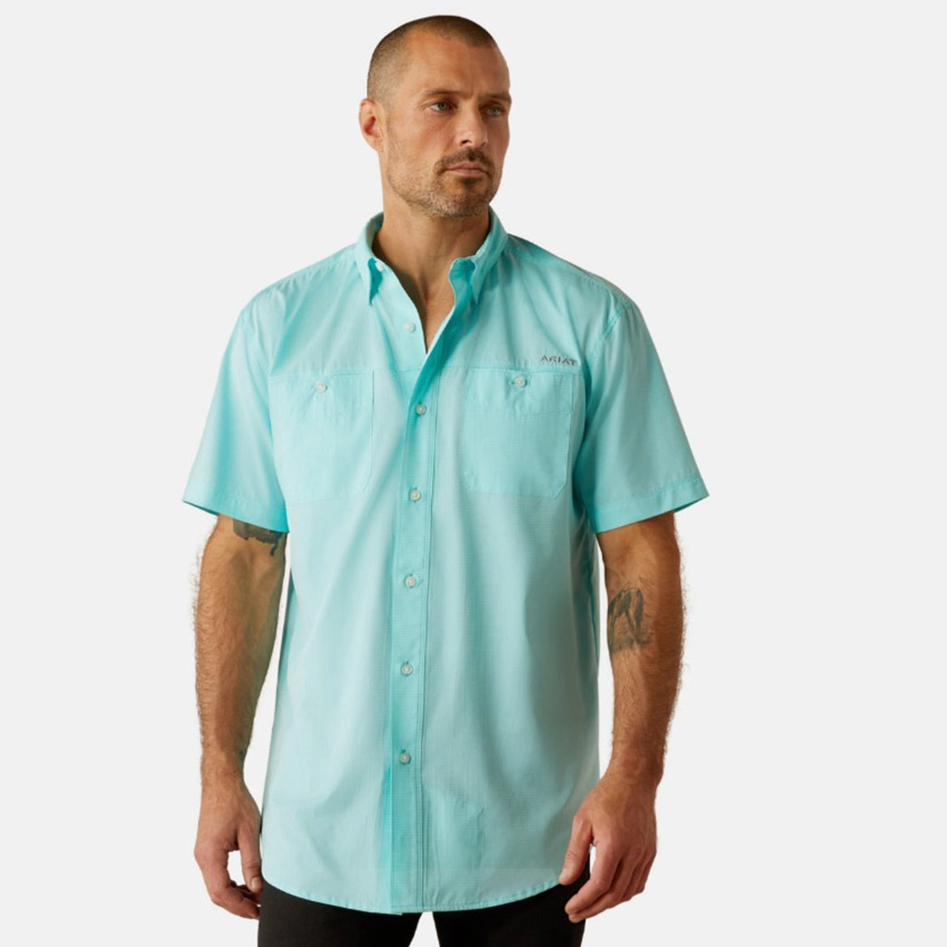 Versatile Piece Fashion Layer Ariat Men's 360 Airflow Blue Radiance Classic Fit Shirt