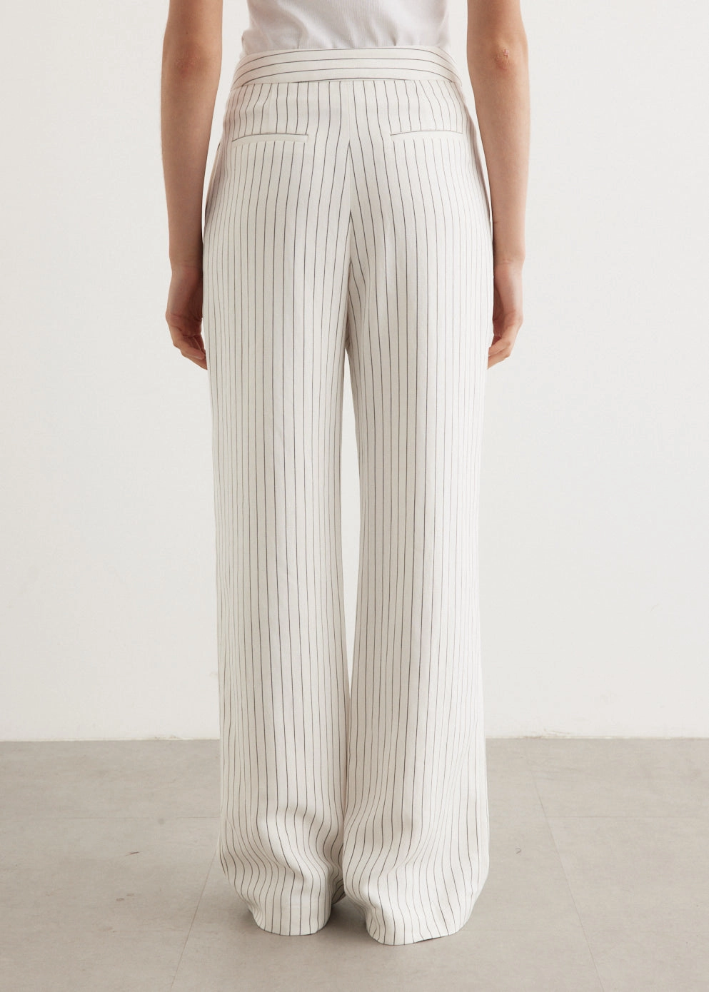 Ayla Tailored Straight Trousers Reflective Trim Options