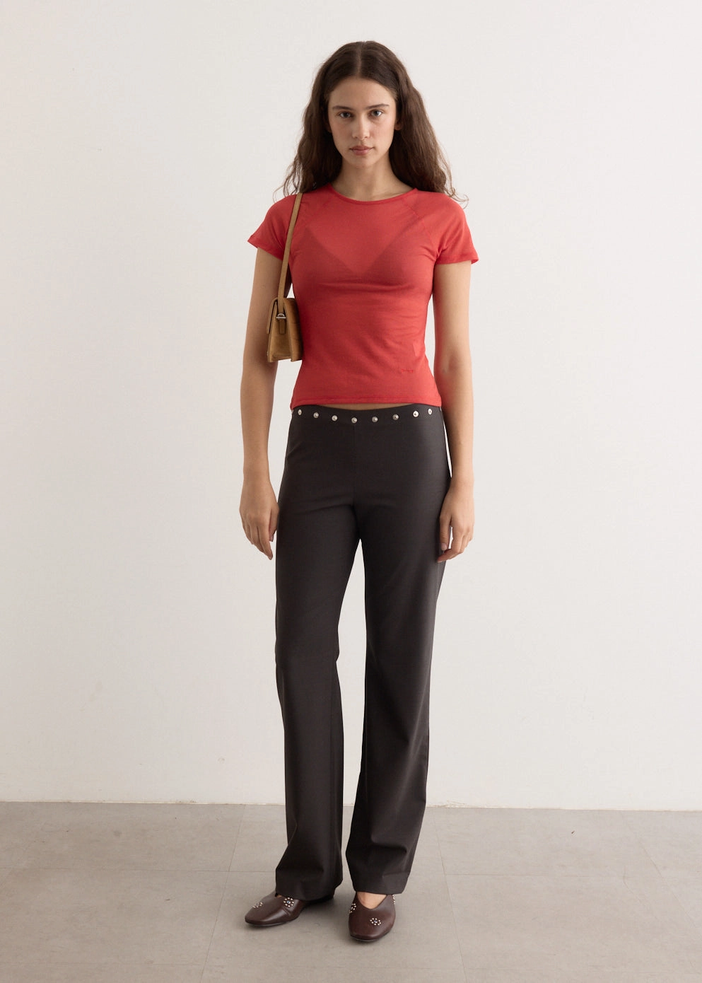 Recyclable Fabric Blend Dain Snaps Trousers