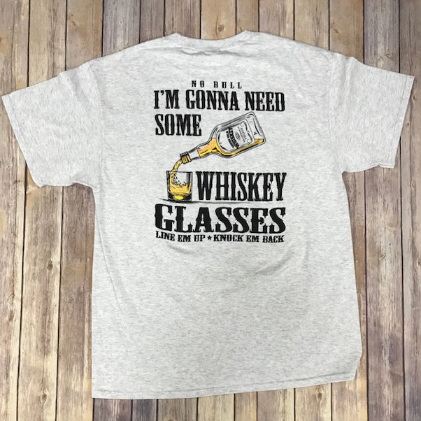 Whiskey Glasses Tee Job Interview