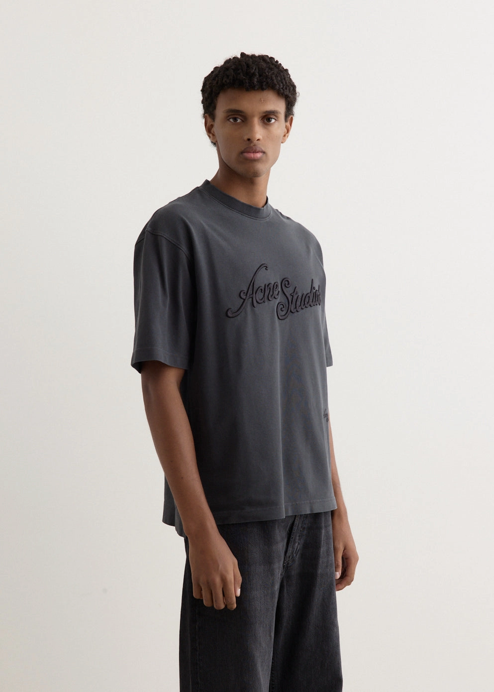 MinimalistStitching Exford Pique Tourist Logo T-Shirt