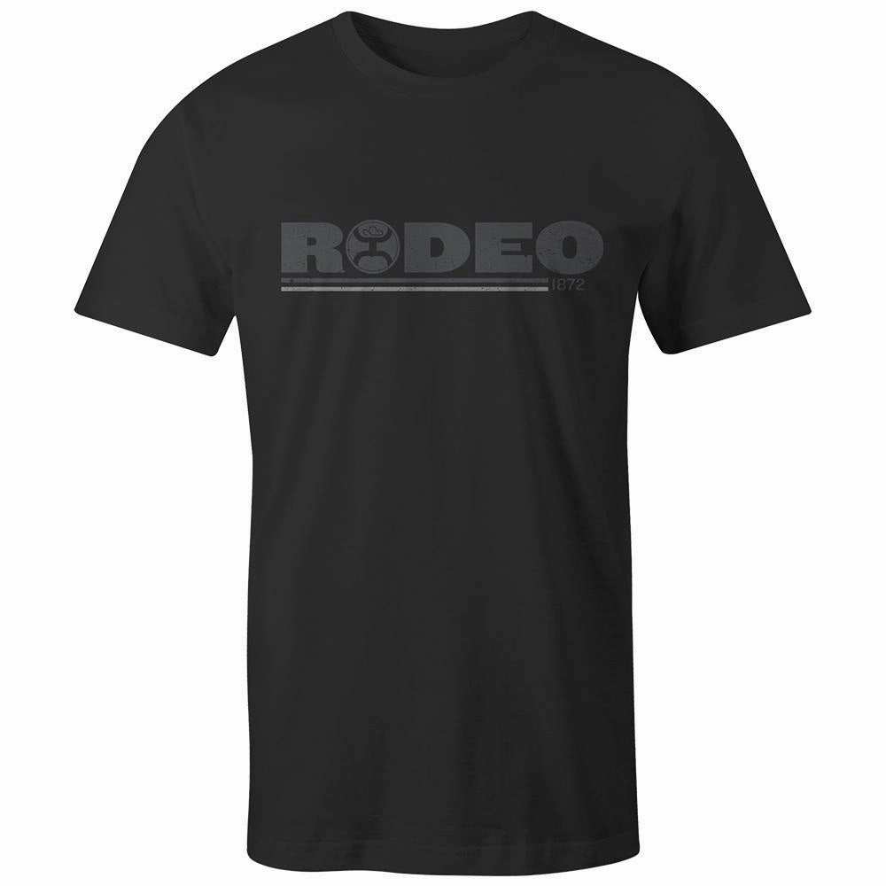 Wardrobe Staple Hooey Black and Grey Rodeo Logo Tee