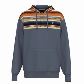 Hooey Men's Grey & Serape Jimmy Hoody Day Hike Style