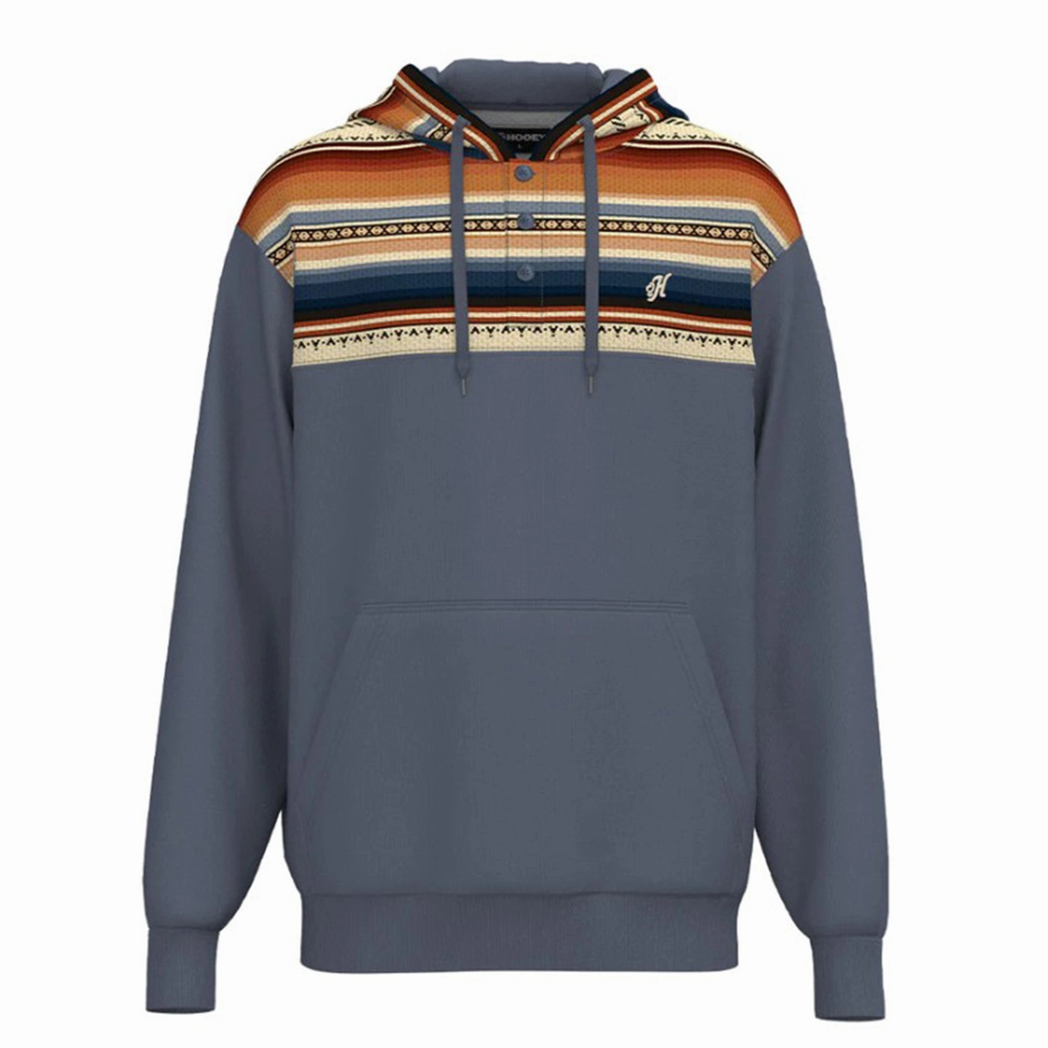 Hooey Men's Grey & Serape Jimmy Hoody Day Hike Style