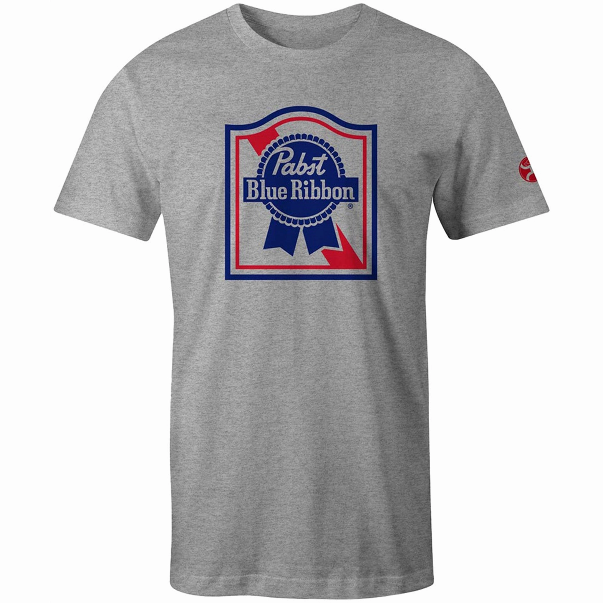 networking event Hooey Men's Grey Pabst Blue Ribbon Tee