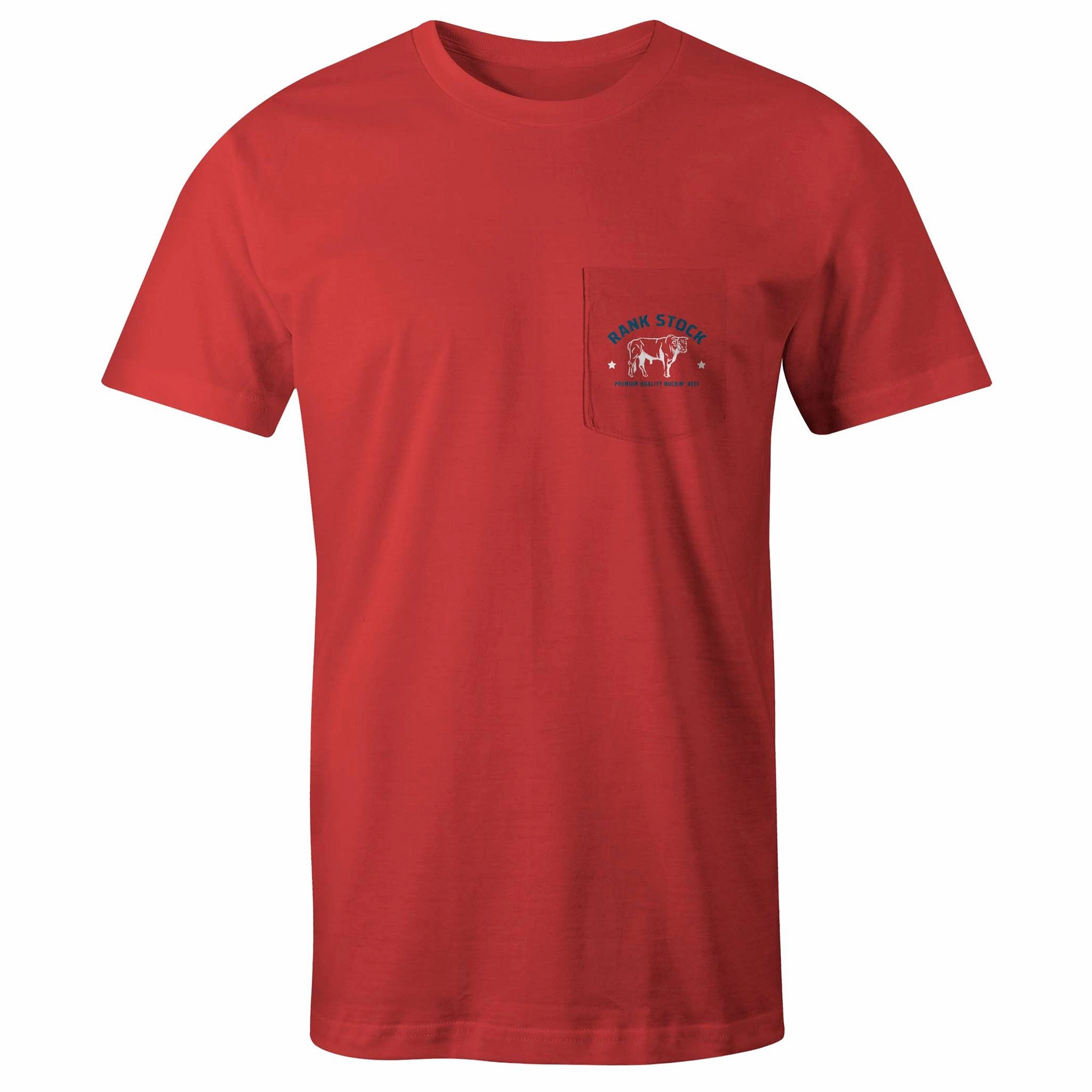 Premium Comfort Hooey Men's Red Charbray Tee