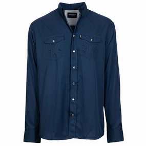 Hooey Men's SOL Navy Shirt Beach Ready Ethical production