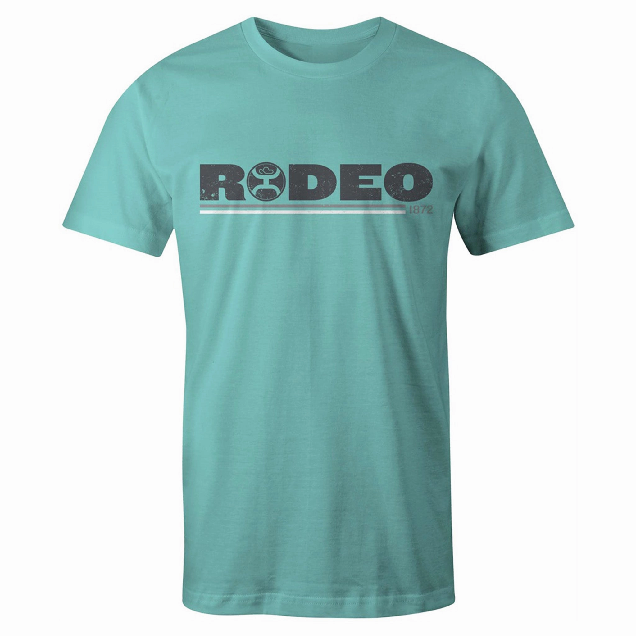 Hooey Men's Turquoise Rodeo Tee Performance Fabric