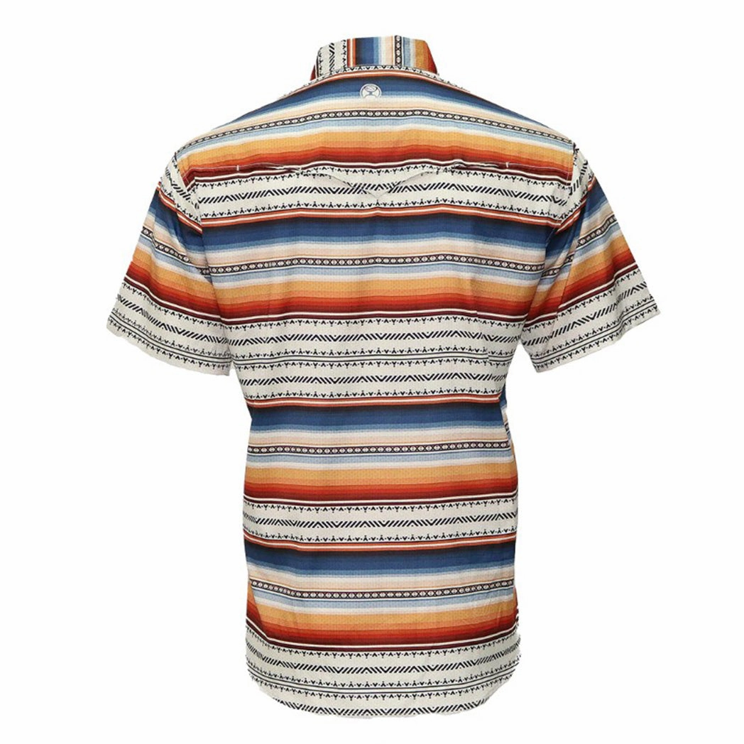 Iconic look Casual Comfort Hooey "Sol" Serape Short Sleeve Shirt