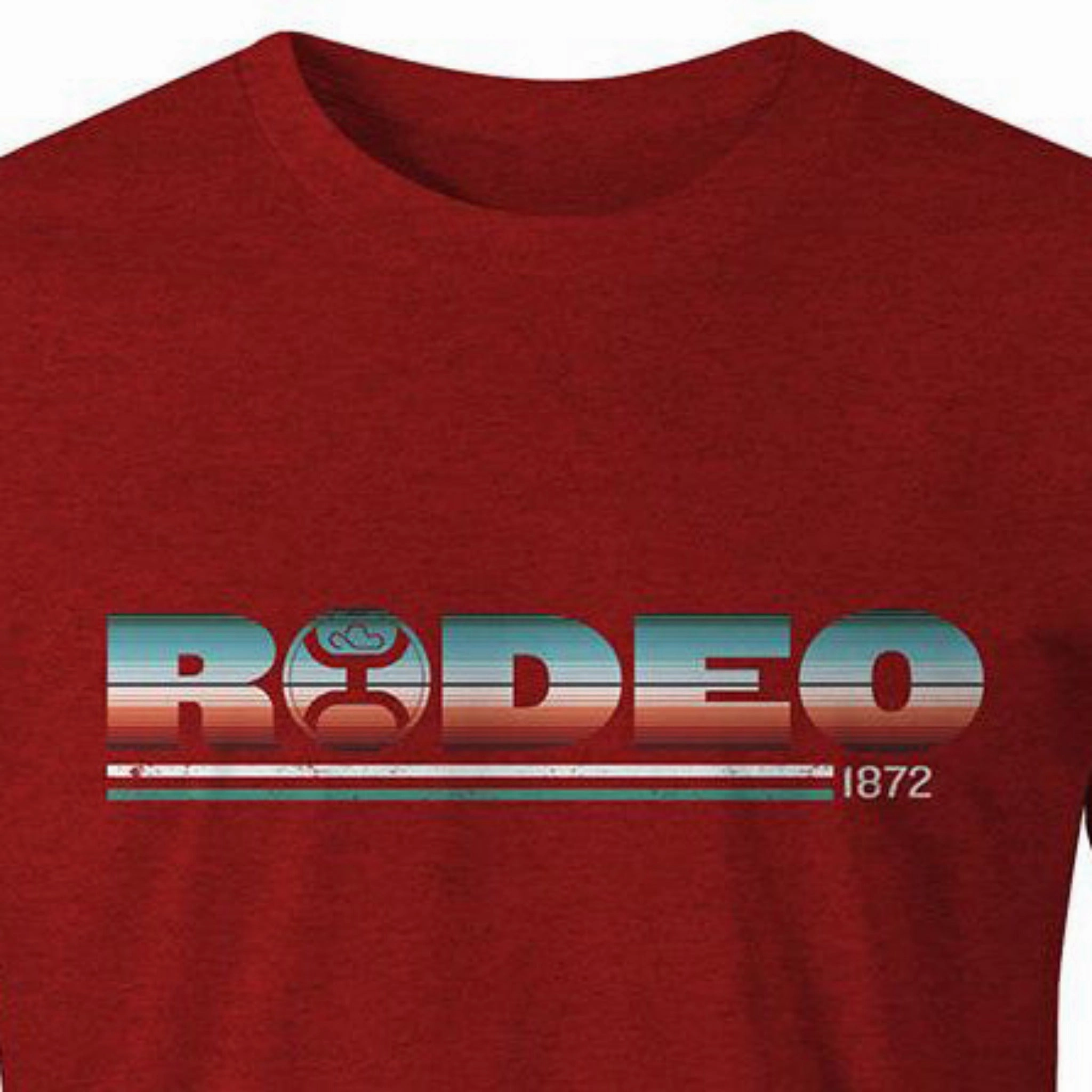 Sleek Style Hooey Red Rodeo Graphic Tee