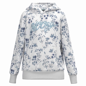 Hooey Women's Floral Canyon Hoodie Non Slip Collar Quilted Interior Layer