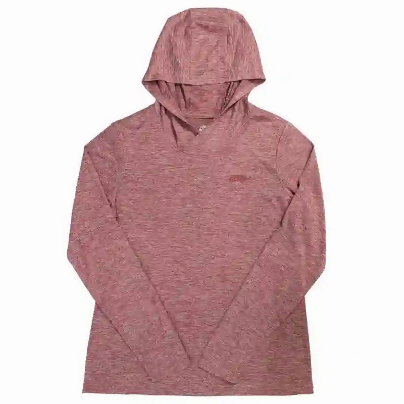 Non Restrictive Fit Hooey Women's Light Weight Pull-Over Hoodie-Maroon
