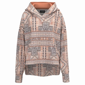 Hooey Women's "Roomy" Aztec Hoodie Modular Attachment System Winter Layering Piece