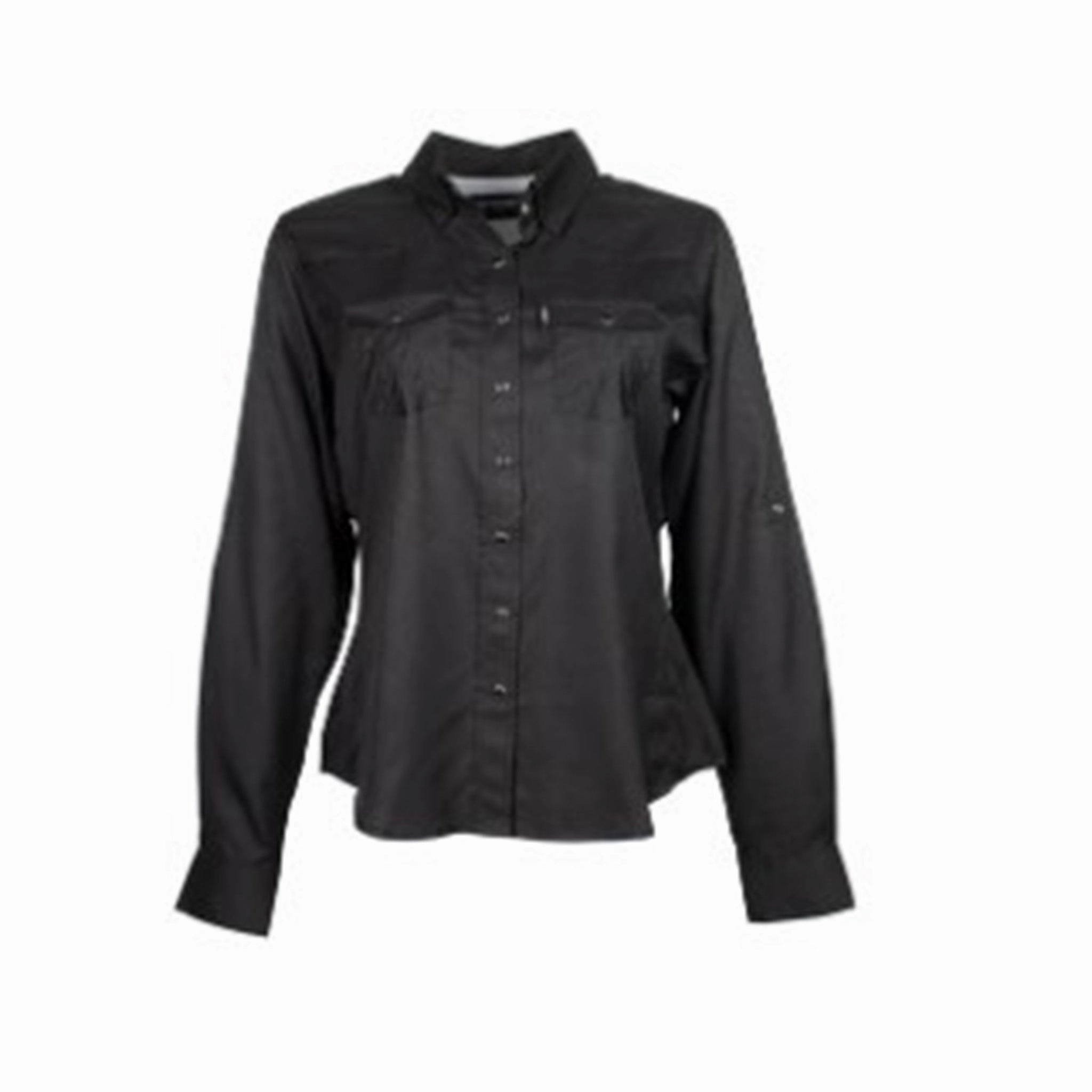 RibbedTrim Hooey Women's SOL Black Shirt