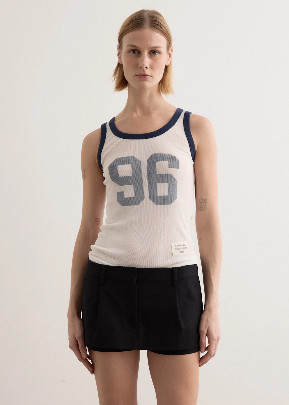 Shallow satisfaction Ribbed Tank Top