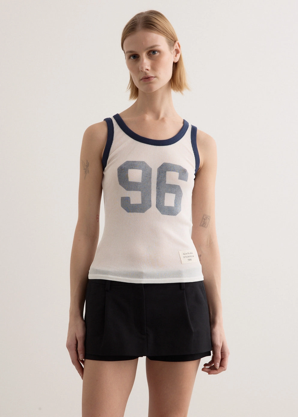 recognition Ribbed Tank Top