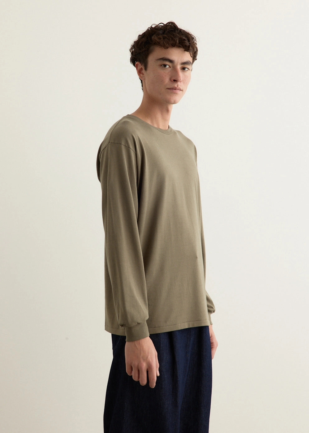 Stylish Comfort Stylish Casual Luster Plaiting Long Sleeve T-Shirt