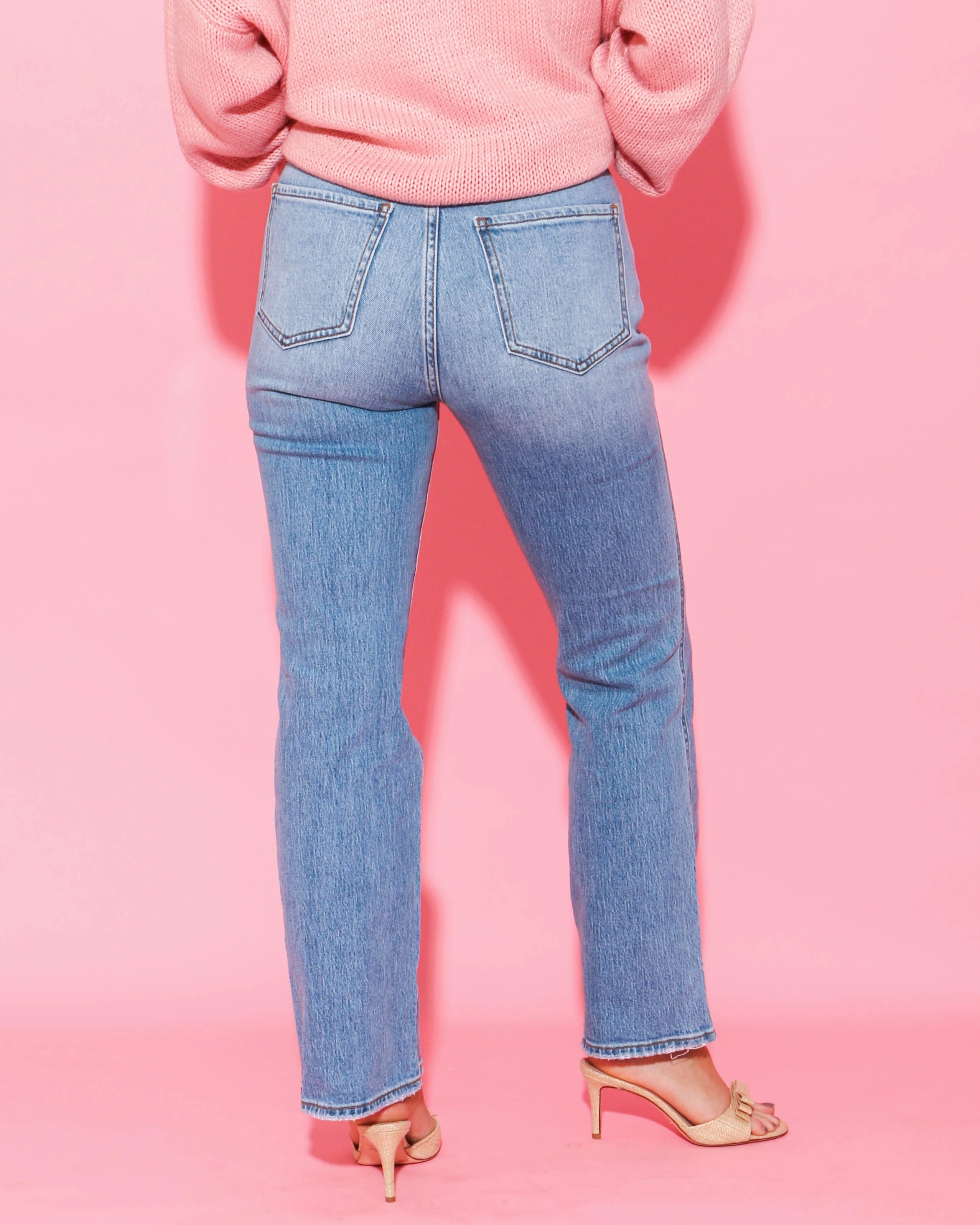 Vintage Lover Loose Flexible Knee Panels SOHO High Rise Ankle Flare