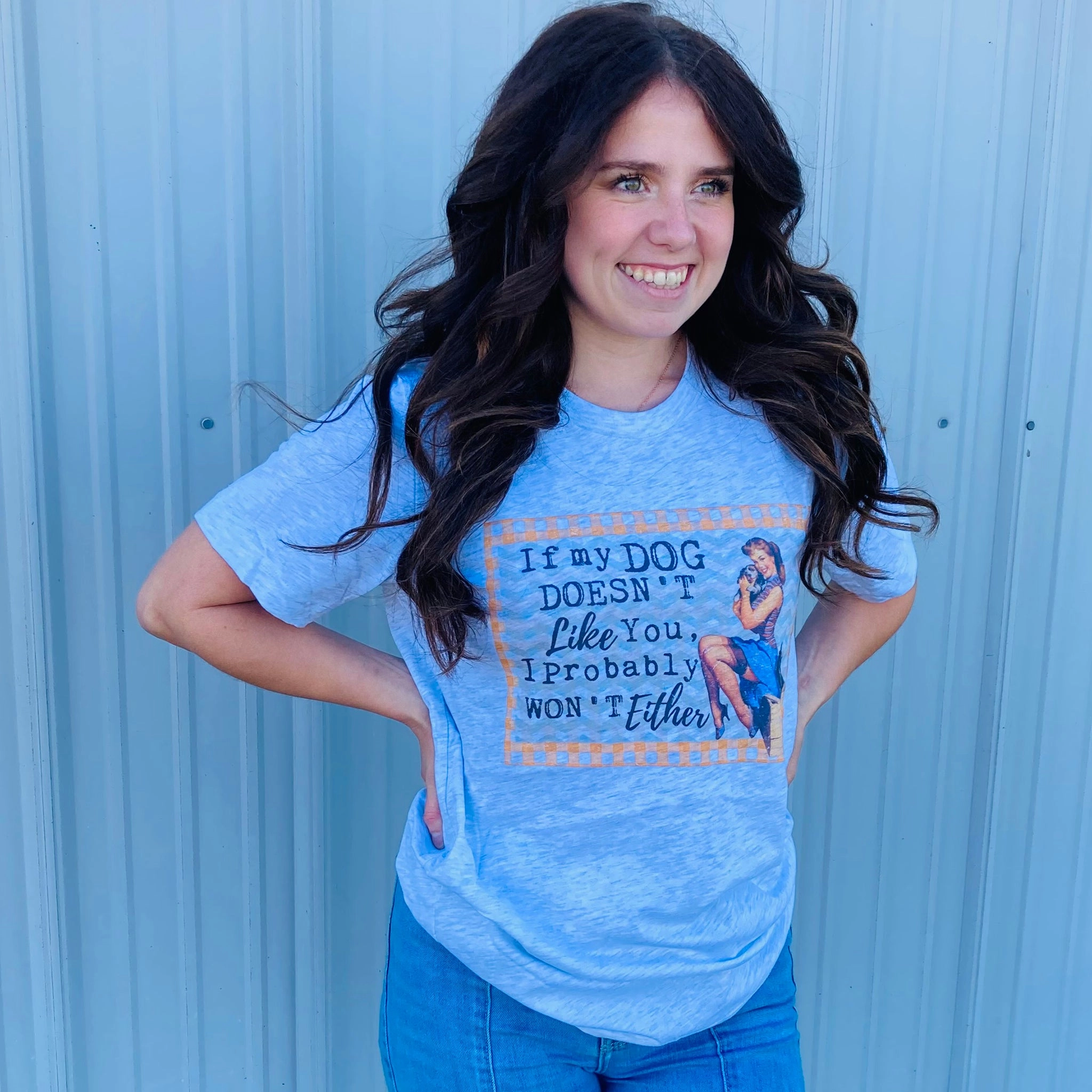 EcoFriendly Dye Process If My Dog Likes You Tee