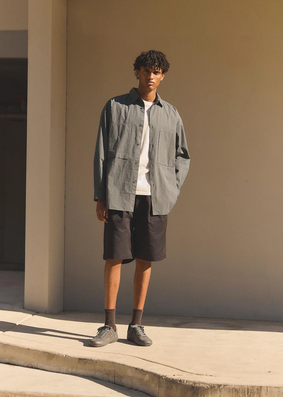 Incu Exclusive Double Pleat Belted Shorts Easy Stretch Fit fishing attire