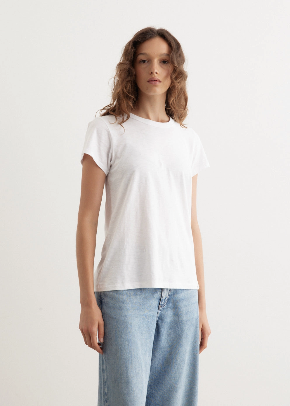 Fade Resistant Print Slub T-Shirt