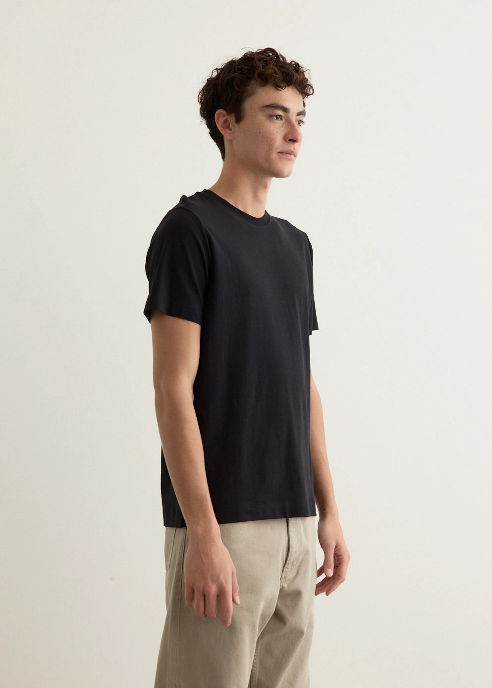 Jakob Cotton Crepe T-Shirt Smooth Finish
