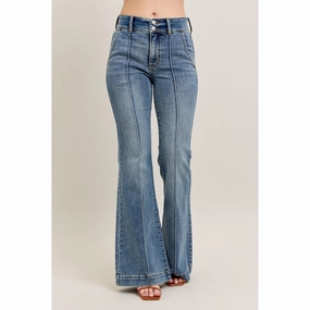 Judy Blue Women's High Waist Front Seam Trouser Reliable Layer