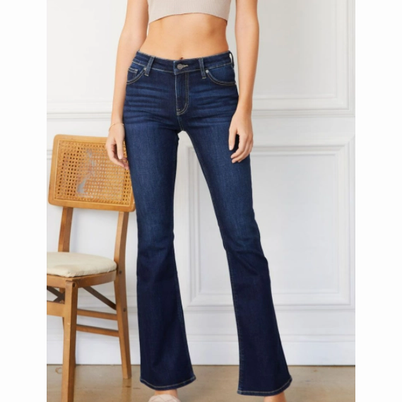 KanCan Ashley Mid Rise Flare Casual Comfort Evening Stroll Urban Explorer