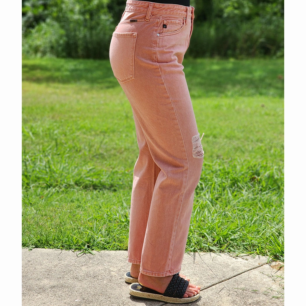 Cool Weather KanCan Coral 90's High Rise Jean