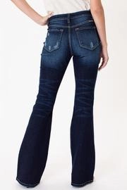 KanCan Dark High Rise Flare Smart Casual Classic Wear Work Meeting Weekend Style Streetwear Fan