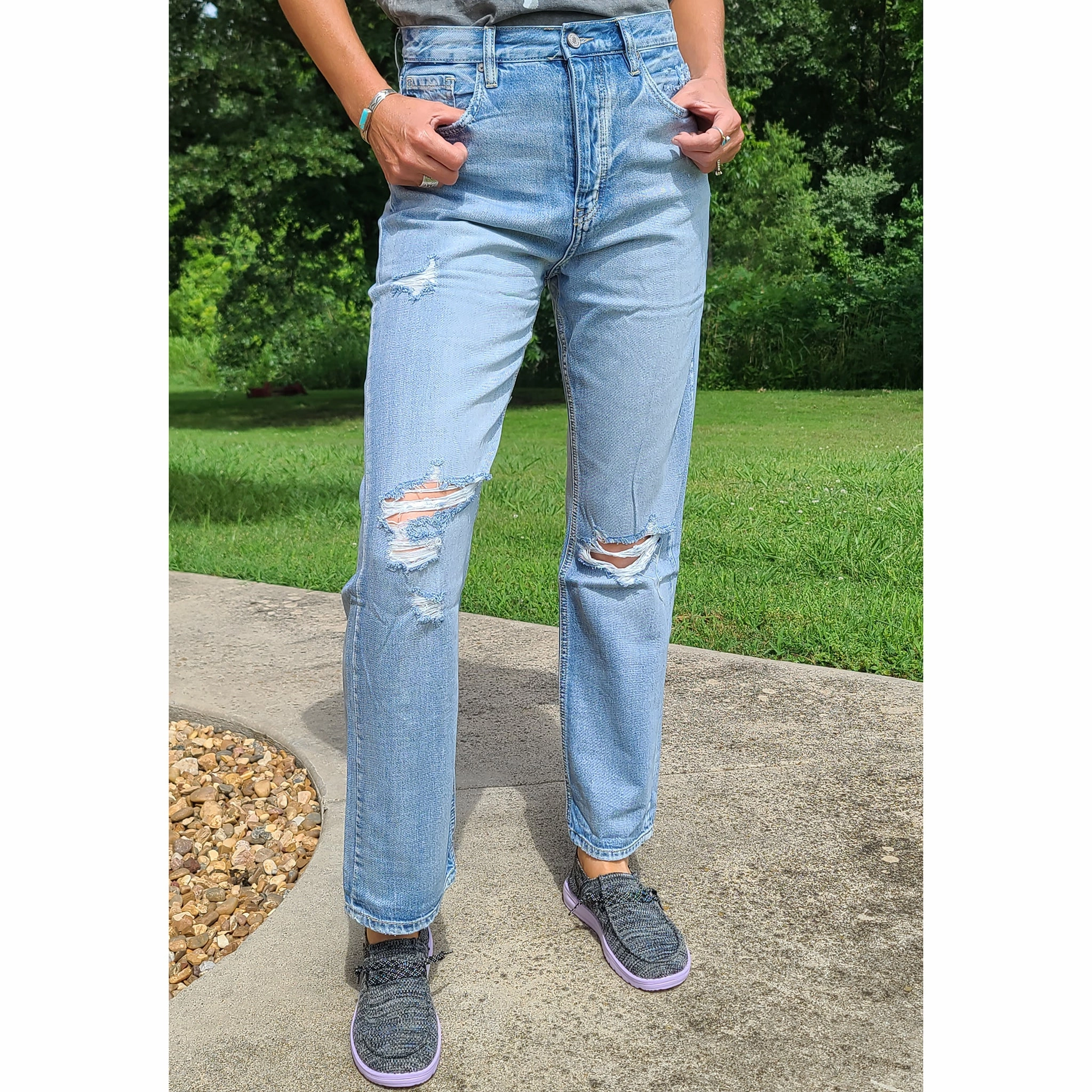 Casual Friday Durable Athlete Fit KanCan Jinx Ultra High Rise 90's Boyfriend Jeans