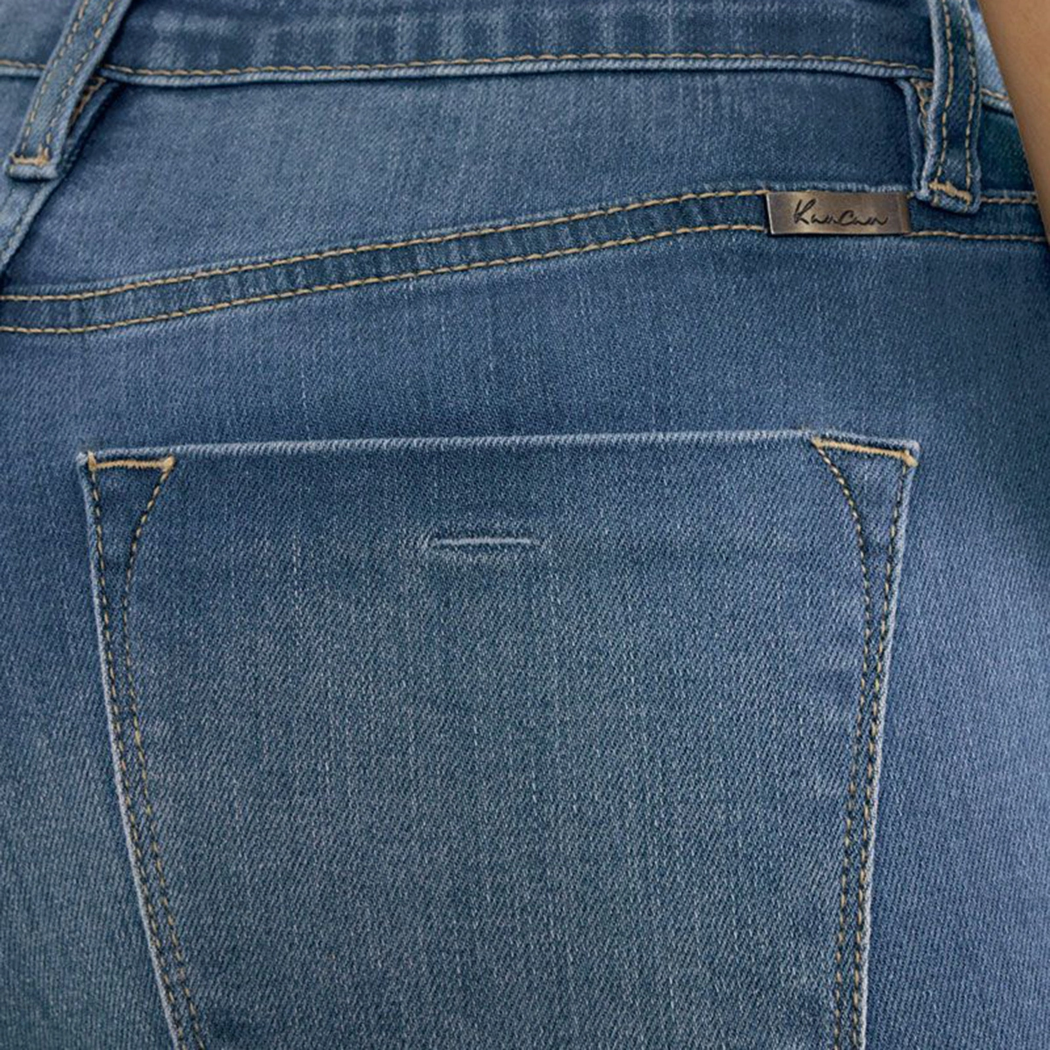 Beach Day Modern Kancan Medium Washed High Rise Super Flare Jeans