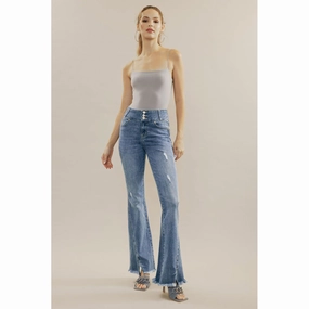 Smooth Style Kancan Miranda Ultra High Rise Flare Jeans