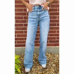 Loose High Quality Morning Stroll KanCan Sorena Ultra High Rise 90's Flare Jeans