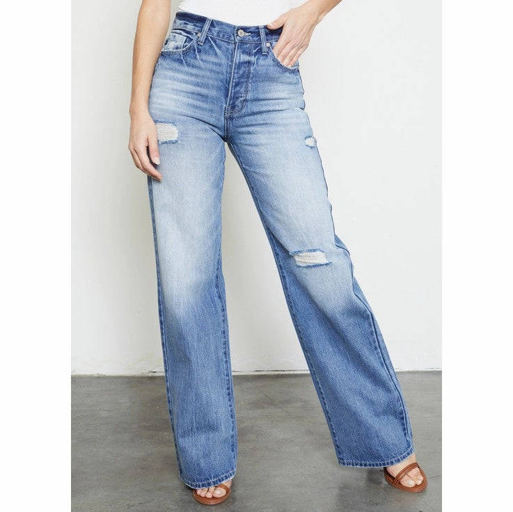 KanCan Ultra High Rise 90's Flare Jean Slim Vintage Lover